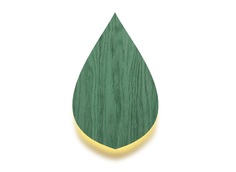 Настенный светильник vita leaf (woodled) зеленый 38x24x5 см.