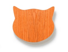 Настенный светильник vita cat (woodled) оранжевый 21x24x5 см.