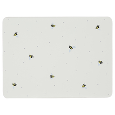 Набор из 4 сервировочных ковриков sweet bee (fine furniture) белый 29.0x4.0x21 см.