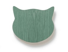 Настенный светильник vita cat (woodled) зеленый 21x24x5 см.