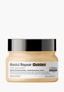Маска для волос LOreal Professionnel L'Oreal Serie Expert Absolut Repair Gold для восстановления поврежденных волос, 250 мл