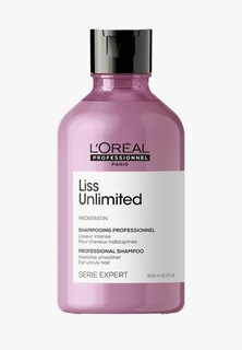 Шампунь LOreal Professionnel L'Oreal для Непослушных волос, Serie Expert Liss Unlimited, 300 мл