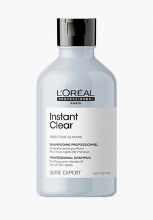 Шампунь LOreal Professionnel L'Oreal Serie Expert Instant Clear против перхоти для всех типов волос, 300 мл