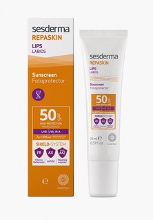 Бальзам для губ Sesderma солнцезащитный SPF50 REPASKIN, 15 мл