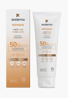 Крем солнцезащитный Sesderma нежный SPF50 REPASKIN LIGHT FLUID, 200 мл