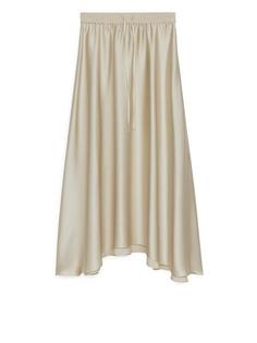 Юбка миди из атласа Arket