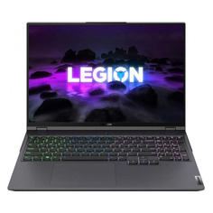 Ноутбук Lenovo Legion 5 Pro 16ACH6H, 16", IPS, AMD Ryzen 5 5600H 3.3ГГц, 16ГБ, 512ГБ SSD, NVIDIA GeForce RTX 3060 для ноутбуков - 6144 Мб, Windows 10, 82JQ0010RU, серый