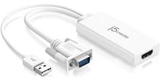 Переходник j5create VGA to HDMI Video Audio Adapter (JDA214)