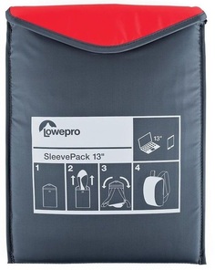 Рюкзак LowePro SleevePack 13 (серо-красный)