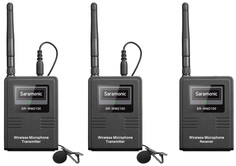 Радиосистема Saramonic SR-WM2100 (TX+TX+RX) из 2 передатчиков и 1 приемника
