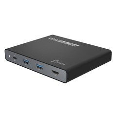 Док-станция j5create 90W Built-in USB-C Travel Dock (черный)