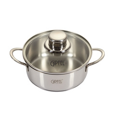 Кастрюля из нержавеющей стали Gipfel Mini 1202 14 см/0,9 л