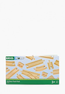 Конструктор Brio BRIO Бол.наб.деталей д.построения ж/д,50 дет.,кор.