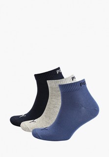 Носки 3 пары PUMA UNISEX QUARTER PLAIN 3P