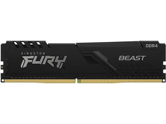 Модуль памяти Kingston Fury Beast Black DDR4 DIMM 3200Mhz PC25600 CL16 - 4Gb KF432C16BB/4