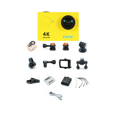 Экшн-камера Eken H9 Ultra HD Yellow Выгодный набор + серт. 200Р!!!