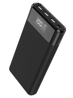 Внешний аккумулятор Hoco Power Bank B35E Entourage 30000mAh Black Выгодный набор + серт. 200Р!!!