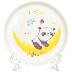 Тарелка детская пластиковая Little Angel Panda LA1103-НК, 450 мл