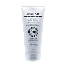 Пенящийся гель для умывания мягкое очищение для нормальной и проблемной кожи с тиогидролатами Ichthyonella