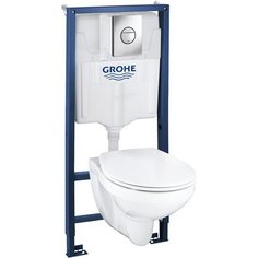Комплект инсталляции GROHE Bau Ceramic 39499000 с подвесным унитазом