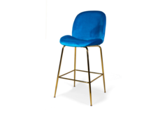 Барный стул sierra (desondo) голубой 54x113x47 см.
