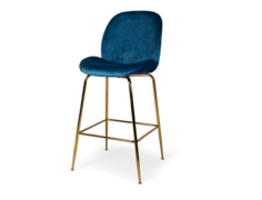 Барный стул sierra (desondo) синий 47x113x54 см.
