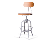 Стул барный werk (desondo) коричневый 41x108x43 см.