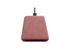 Светильник подвесной brick (desondo) розовый 11x10x11 см.