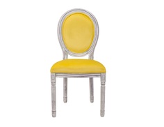 Интерьерный стул volker yellow (mak-interior) желтый 50x100x54 см.