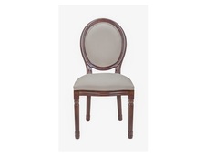 Интерьерный стул volker beige chocolate (mak-interior) бежевый 50x100x54 см.