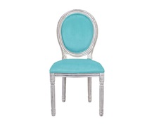 Интерьерный стул volker marine blue (mak-interior) голубой 50x100x54 см.
