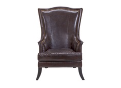 Дизайнерское кресло из кожи chester brown (mak-interior) коричневый 80x112x92 см.