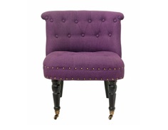 Низкое кресло для дома aviana purple (mak-interior) фиолетовый 63x73x56 см.