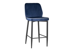 Стул полубарный лоренс (stool group) синий 44x96x56 см.