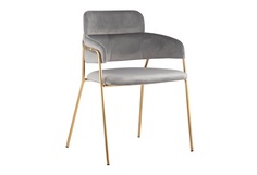 Стул полин (stool group) серый 59x79x53 см.