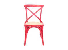 Интерьерный стул cross back red (mak-interior) красный 45x89x50 см.