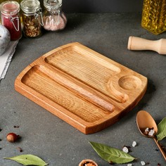 Блюдо-доска для подачи и нарезки Доброе дерево