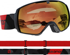 Маска Salomon 20-21 XT One Photo Sigma Black/Poppy Red