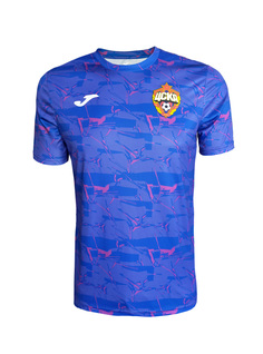 Футболка предыгровая синяя (XL) ПФК ЦСКА
