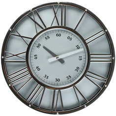 Часы настенные Kanglijia Clock серебряные 30,4х4,1х30,4 см