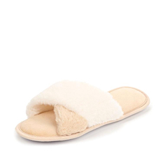 Женские тапочки Sofi De Marko №3 бело-бежевые S (36/37)