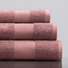 Махровое полотенце Sofi De Marko Charlie пепел роза 50х90 см