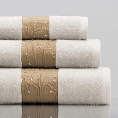 Махровое полотенце Sofi De Marko Molly кремовое 70х140 см