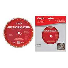 Сегментный алмазный диск по бетону, кирпичу Elitech