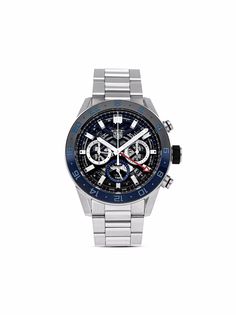 TAG HEUER PRE-OWNED наручные часы Carrera GMT Chronograph pre-owned 36 мм