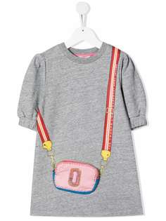The Marc Jacobs Kids платье с объемными рукавами и аппликацией