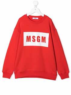 MSGM Kids толстовка с логотипом