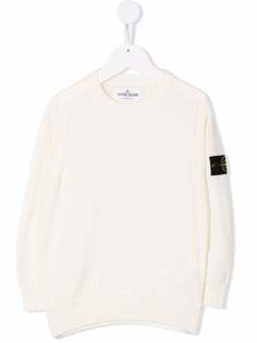 Stone Island Junior джемпер с нашивкой