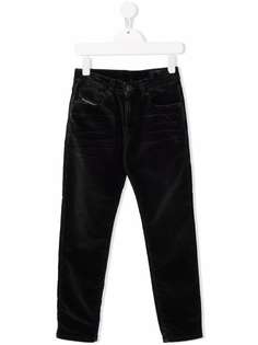 Diesel Kids прямые брюки средней посадки