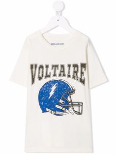 Zadig & Voltaire Kids футболка с логотипом